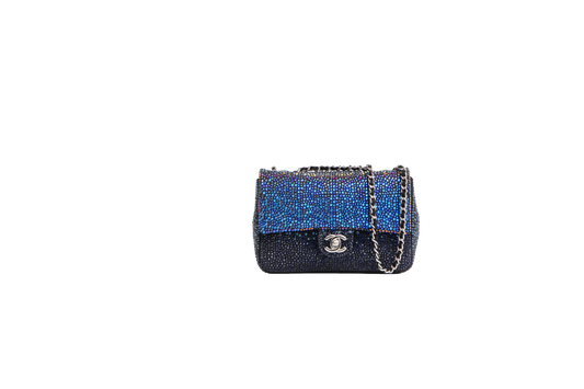 CHANEL RECTANGLE SWAROVSKI CRYSTAL CHANGE