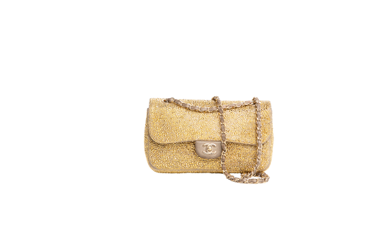 CHANEL TIMELESS GOLD SWAROVSKI CRYSTAL GOLD 2012