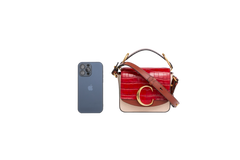 CHLOE C TRICOLOR CHERRY/BROWN/BEIGE