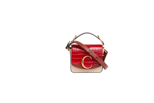 CHLOE C TRICOLOR CHERRY/BROWN/BEIGE