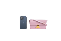 CELINE SHOULDER BAG CLAUDE IN ROSE