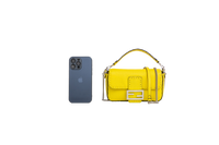 FENDI MINI BAGUETTE SELLERIA YELLOW
