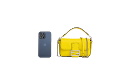 FENDI MINI BAGUETTE SELLERIA YELLOW