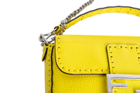 FENDI MINI BAGUETTE SELLERIA YELLOW