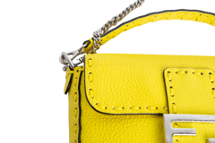 FENDI MINI BAGUETTE SELLERIA YELLOW