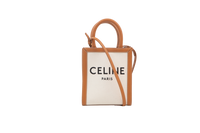 CELINE MINI VERTICAL BAG TOTE CANVAS