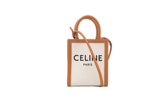 CELINE MINI VERTICAL BAG TOTE CANVAS