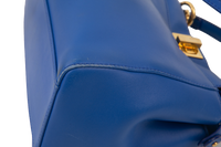 FENDI PEEKABOO MINI ROYAL BLUE HARDWARE GOLD