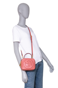 GUCCI BLONDIE SMALL LEATHER PINK