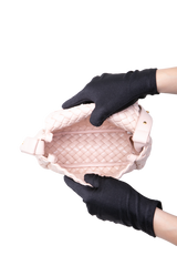 BOTTEGA MINI COBBLE INTRECCIATO LIGHT PINK