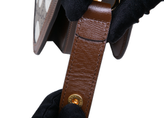 GUCCI HORSEBIT 1955 MEDIUM GG MONOGRAM WITH GEOMETRIC PRINT E POLKA DOT BROWN