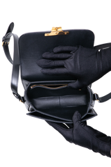 CELINE TEEN TRIOMPHE SHINY CALFSKIN BLACK