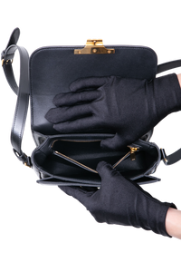 CELINE TEEN TRIOMPHE SHINY CALFSKIN BLACK