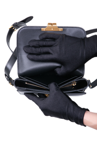 CELINE TEEN TRIOMPHE SHINY CALFSKIN BLACK