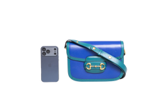 GUCCI HORSEBIT 1955 MEDIUM AZALEA/GREEN