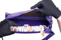 FENDI PEEKABOO WHIPSTITCH LEATHER PURPLE