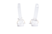 CHANEL THONG SANDALS GOATSKIN PEARL WHITE - 36 1/2 BR