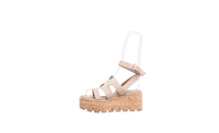 HERMÈS SANDAL HAVANE 30 SUEDE GRIS TOURTERELLE - 35 BR