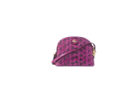 GUCCI OPIHIDIA SMALL GENUINE SNAKESKIN FUCHSIA