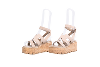 HERMÈS SANDAL HAVANE 30 SUEDE GRIS TOURTERELLE - 35 BR