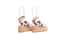 HERMÈS SANDAL HAVANE 30 SUEDE GRIS TOURTERELLE - 35 BR
