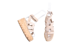 HERMÈS SANDAL HAVANE 30 SUEDE GRIS TOURTERELLE - 35 BR