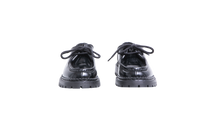 YSL MOCASSIM VITELLO RUINART PATENT BLACK - 38 BR