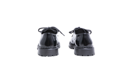 YSL MOCASSIM VITELLO RUINART PATENT BLACK - 38 BR