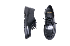 YSL MOCASSIM VITELLO RUINART PATENT BLACK - 38 BR