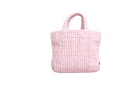 PRADA SMALL CROCHETED TOTE BAG PINK LIGHT PINK