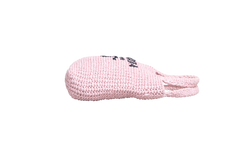 PRADA SMALL CROCHETED TOTE BAG PINK LIGHT PINK