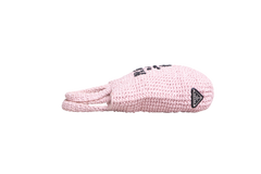 PRADA SMALL CROCHETED TOTE BAG PINK LIGHT PINK