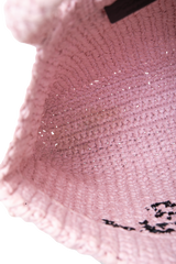 PRADA SMALL CROCHETED TOTE BAG PINK LIGHT PINK