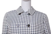 DIOR BLAZER GEOMETRIC PIED DE POULE WHITE E NAVY