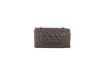 CHANEL CLASSIC SF MEDIUM LAMBSKIN BROWN