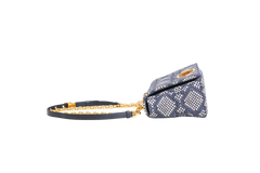 DIOR CARO MEDIUM TWEED NAVY/BEIGE