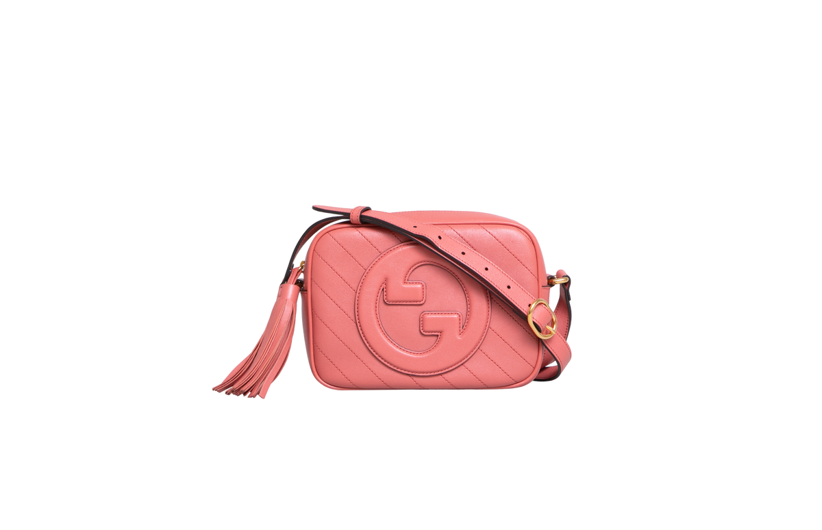 GUCCI BLONDIE INTERLOCKING G SMALL AZALEA