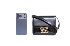 FENDI KARLIGRAPHY PATENT BLACK