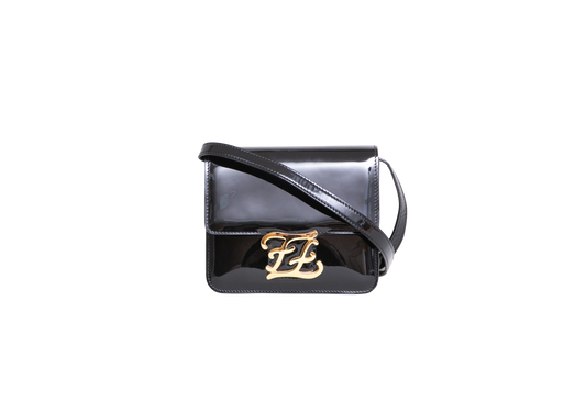 FENDI KARLIGRAPHY PATENT BLACK