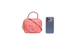 GUCCI BLONDIE SMALL LEATHER PINK