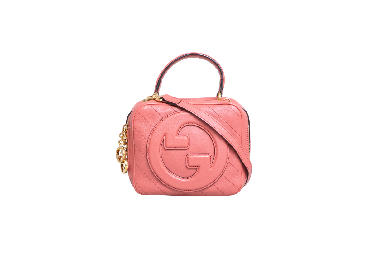 GUCCI BLONDIE SMALL LEATHER PINK