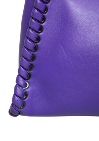 FENDI PEEKABOO WHIPSTITCH LEATHER PURPLE