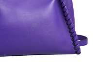 FENDI PEEKABOO WHIPSTITCH LEATHER PURPLE