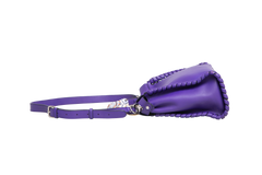FENDI PEEKABOO WHIPSTITCH LEATHER PURPLE