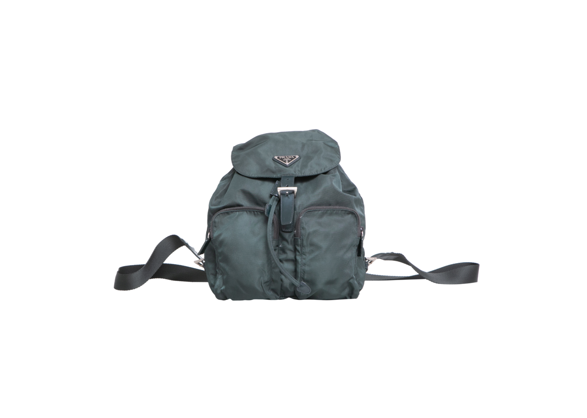 PRADA MINI BACKPACK VELA BOTTIGLIA