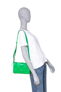 BOTTEGA CASSETTE MAXI INTRECCIATO PARAKEET