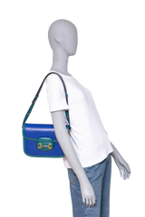 GUCCI HORSEBIT 1955 MEDIUM AZALEA/GREEN