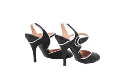 DOLCE & GABBANA  PEEP TOE BLACK - 36 BR