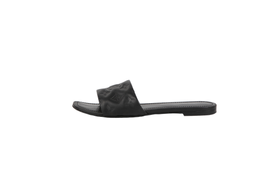 LOUIS VUITTON SANDAL FLAT REVIVAL BLACK