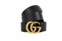 GUCCI CINTO GG MARMONT LARGE BLACK